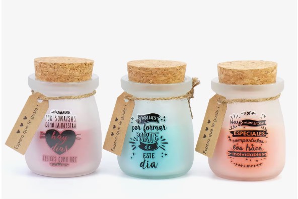 velas con frases
