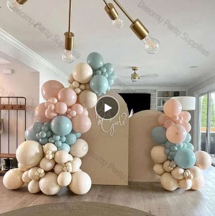 Kit de arco de guirnalda de globos para niño o niña