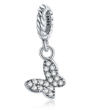 Charm Colgante Mariposa Estrás de Plata 925 - Les Folies (Modelo Pandora)