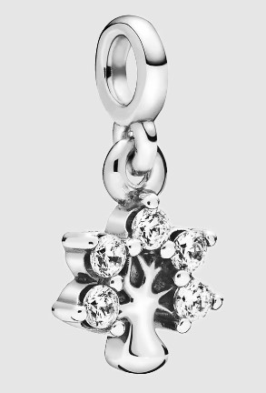 Charm colgante Pandora Me Naturaleza de plata y circonitas