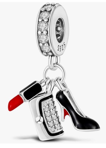 MULA Charms Abalorios Tacon Pintalabios Bolso