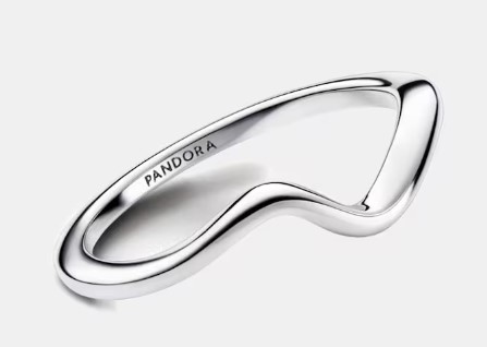 PANDORA Anillo Timeless Ola Pul de plata