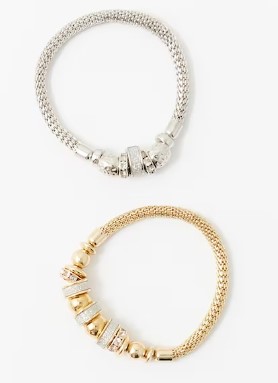 Set pulseras abalorios