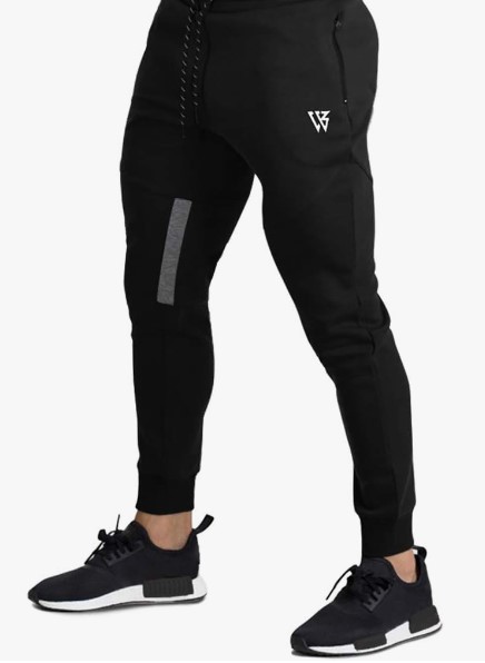ZENWILL Cremallera Gym Jogger, Pantalon Deporte Malla Transpirable Fitness Hombre