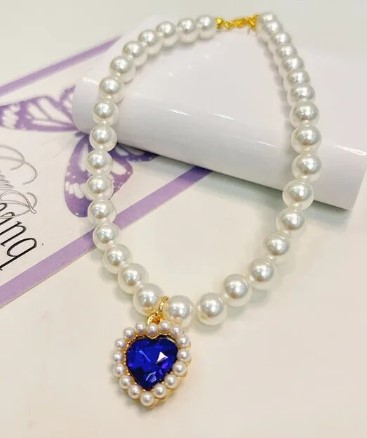 Collar de perlas ajustables para mascotas