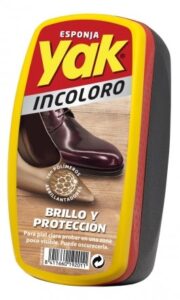 Esponja limpiacalzado incolora Yak