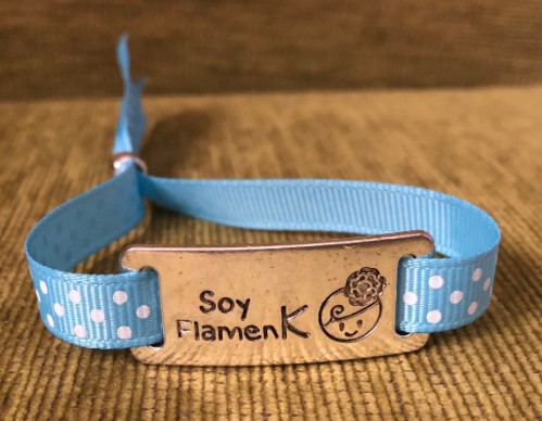 Pulsera Flamenca Placa de CHD