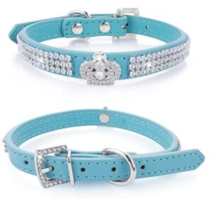 cobee Collar ajustable con diamantes de imitación