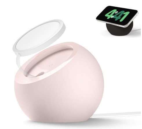 Soporte de Silicona para MagSafe Rosa