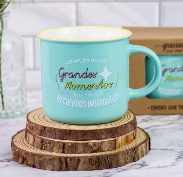 Lote de 6 a 30 unidades de tazas con frases, Tazas de cerámica con frases, regalos para invitados boda