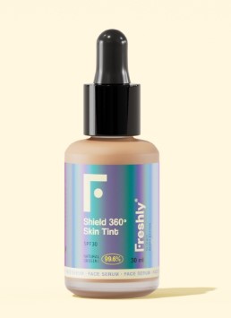 Sérum con color, protección SPF 30 y acción antioxidante