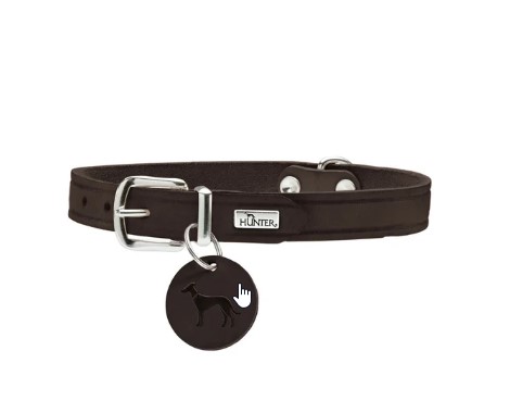 Collar para perros Hunter Aalborg Chocolate L 45-55 cm