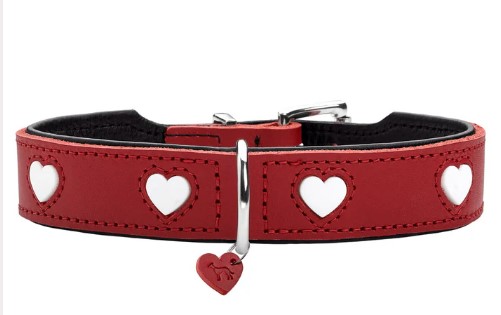 Collar para perros Hunter Love M 41-49 cm Rojo