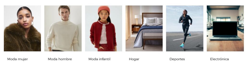 BANNER CATEGORÍAS EL CORTE INGLÉS