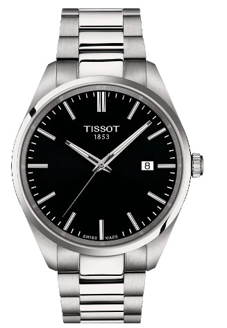 Reloj de hombre colección Tissot PR100 de acero 40mm negro