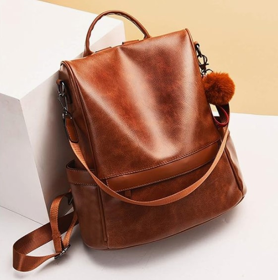 Mochila de cuero vegano