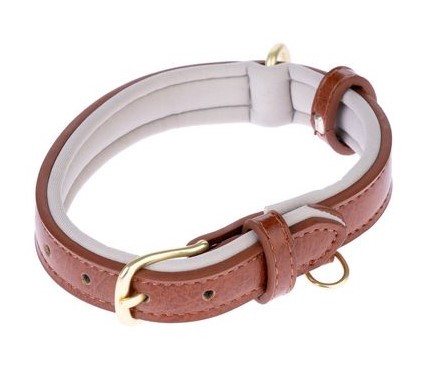 Collar acolchado TIAKI marrón