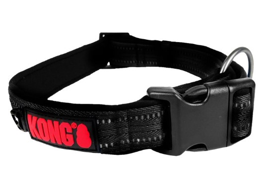 Collar reflectante negro KONG