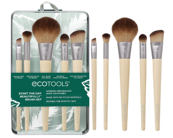 ECOTOOLS Start the Day Set de pinceles de maquillaje