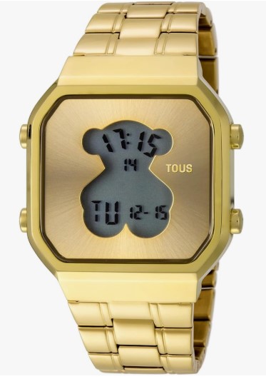 Reloj Tous D-Bear SQ de Acero IPG Dorado 600350285