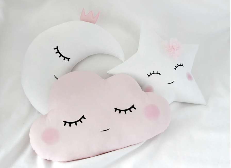 Almohadas nubes para bebé